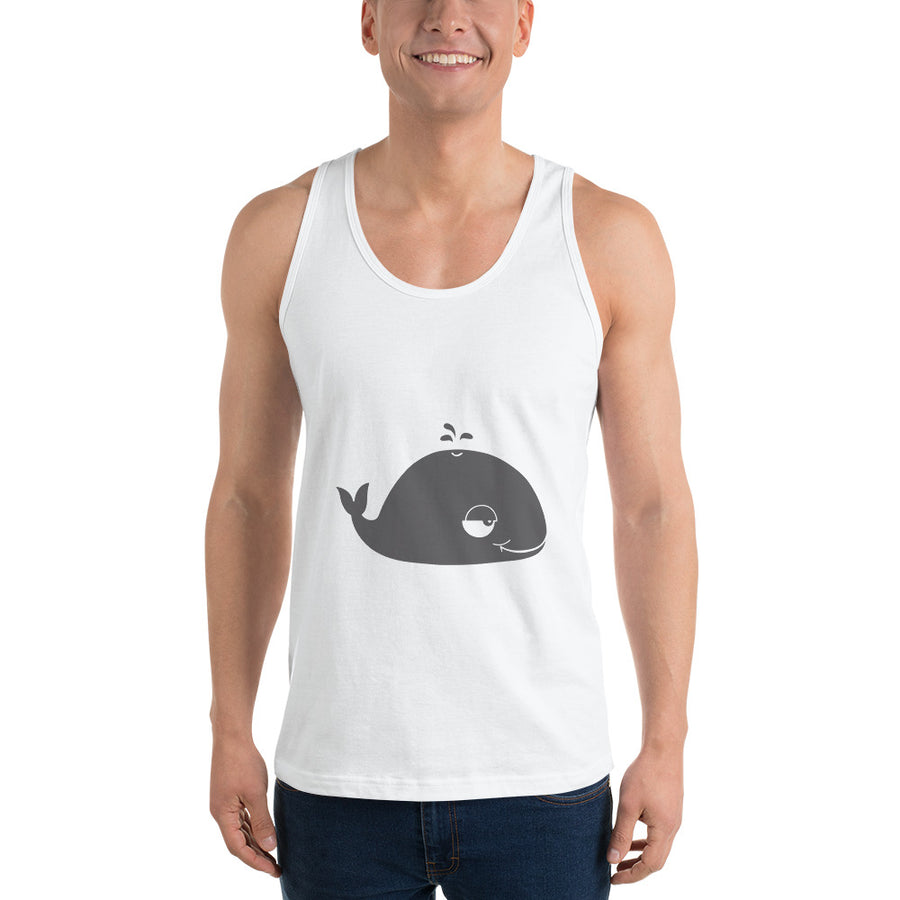 Well Well Whale tank top (unisex) - Pimmonster