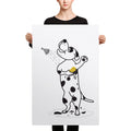 Mr Dalmation Canvas - Pimmonster