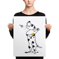 Mr Dalmation Canvas - Pimmonster