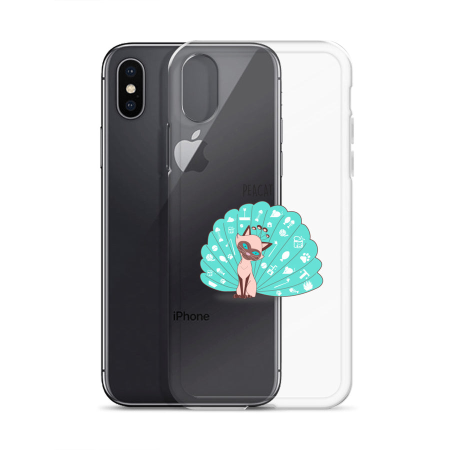 The Peacat iPhone Case - Pimmonster