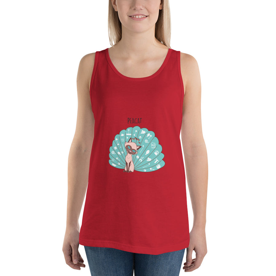 The Peacat Tank Top - Pimmonster