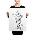Mr Dalmation Canvas - Pimmonster