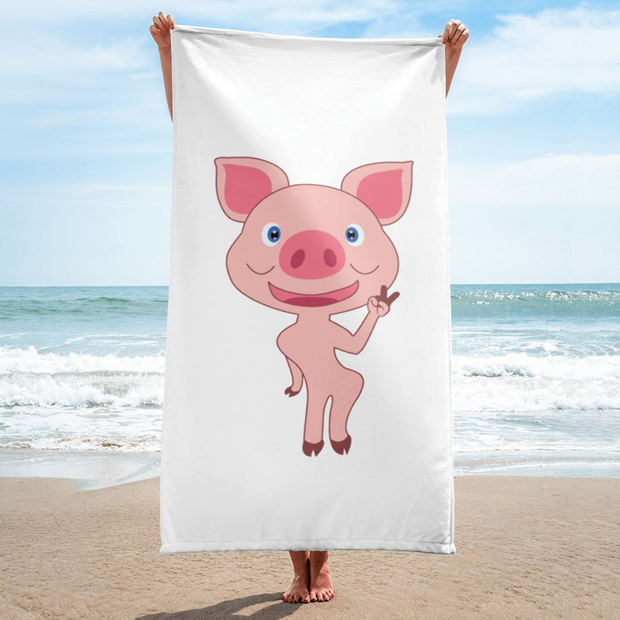 Ms Skinny Piggy Towel - Pimmonster