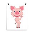Miss Skinny Piggy Poster - Pimmonster