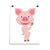 Miss Skinny Piggy Poster - Pimmonster