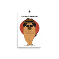 The Mafia Dog Poster - Pimmonster