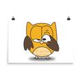 The Sleepy Owl Poster - Pimmonster